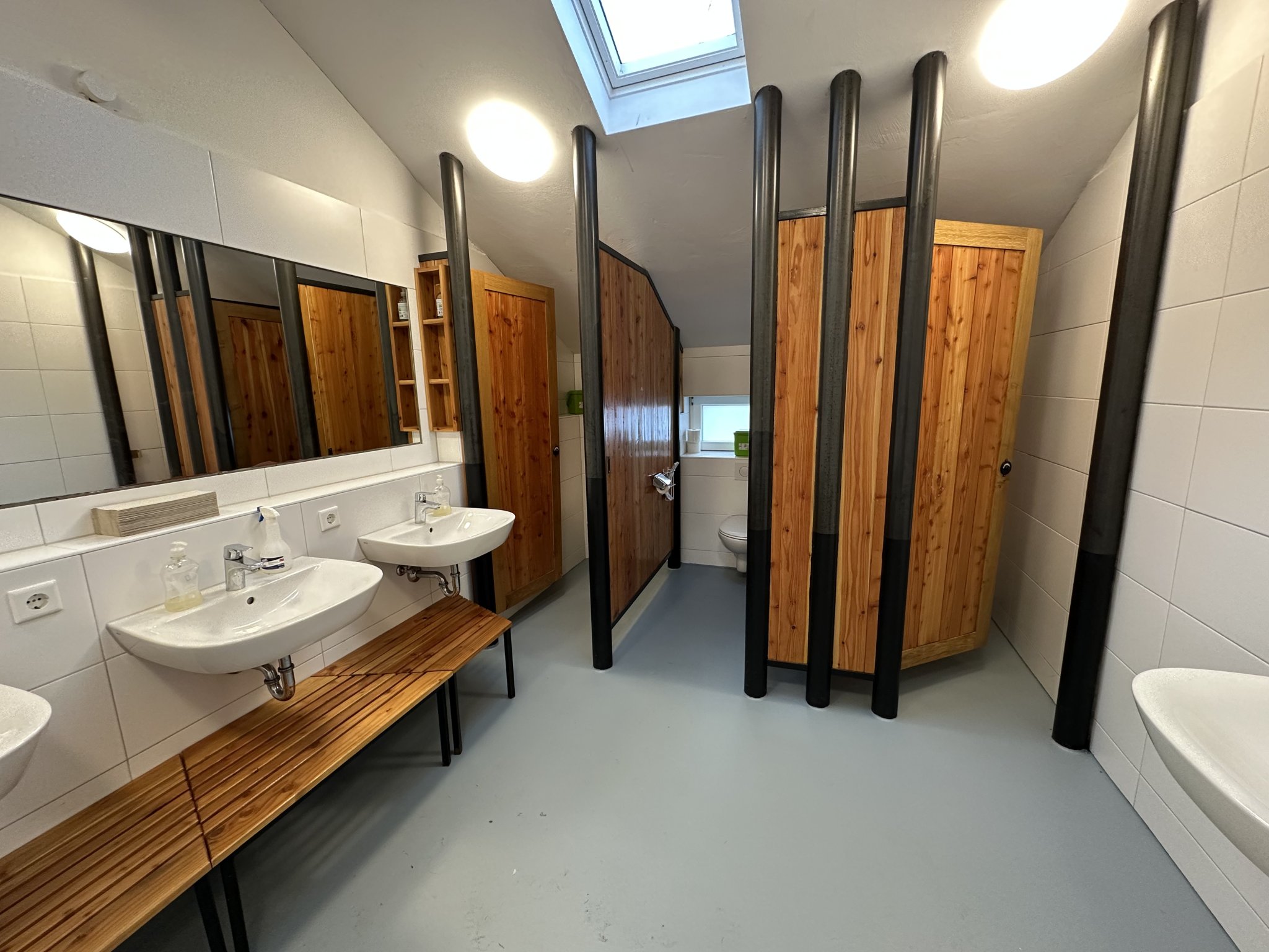 Sanitärbereich Draußen